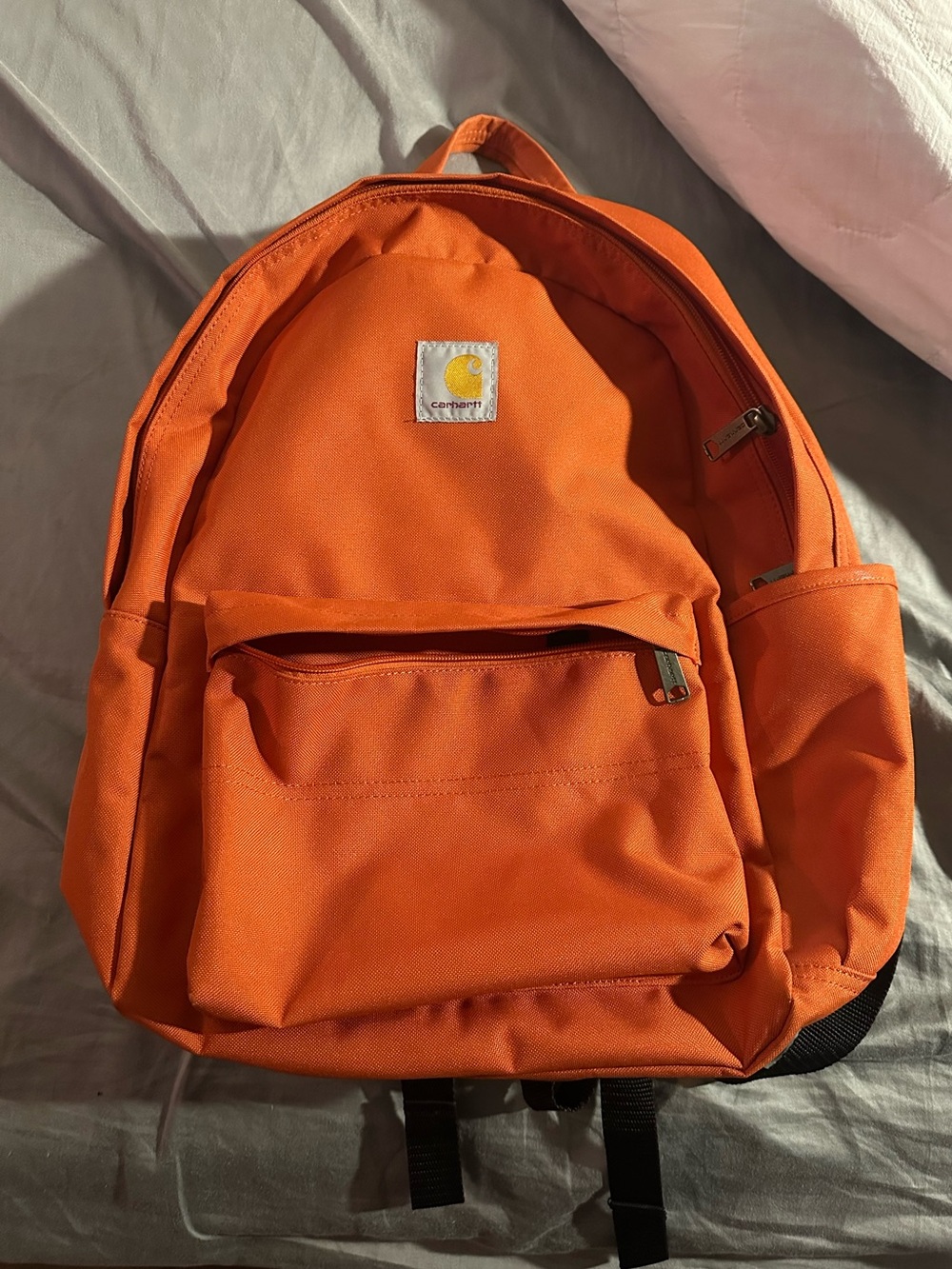 Carhartt Orange Canvas Daypack Backpack